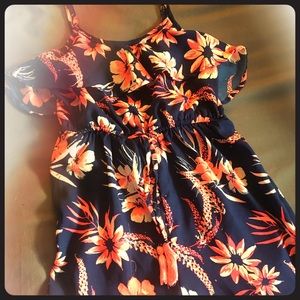 Girls Size 10 Floral Romper